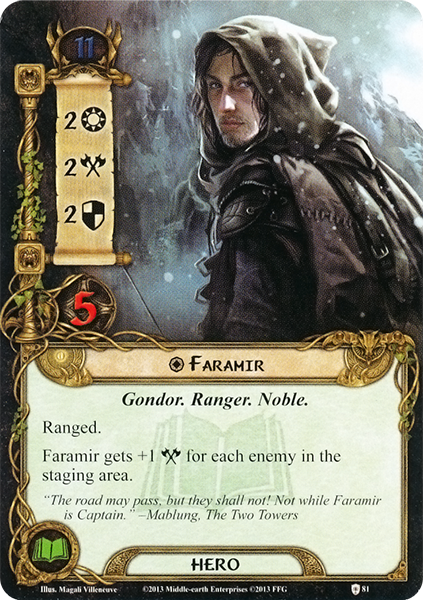 EOF Faramir Ithilien Ranger #P121 Rare Lord of the Rings CCG 