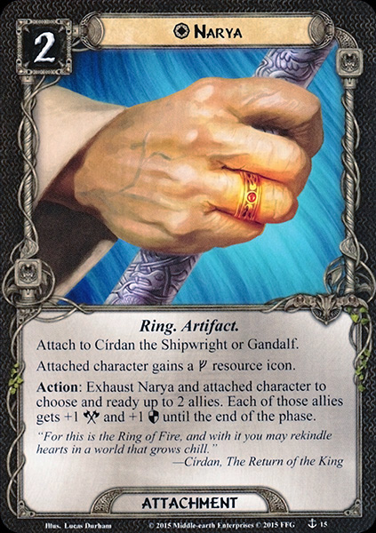 Lord Of The Rings CCG Reflections Foil Card  9R23 Vilya Ring Of Air 