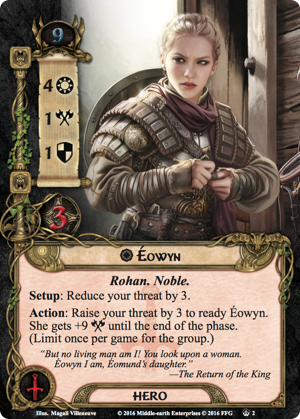 LORD OF THE RINGS TCG / CCG PROMO 0P88 foil SHIELDMAIDEN OF ROHAN EOWYN 